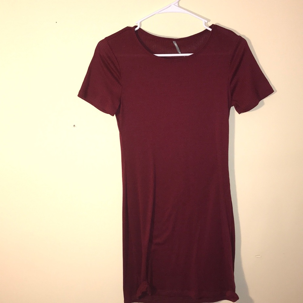 Fitted ribbed dress